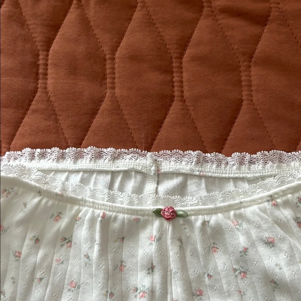 American Eagle Floral Spaghetti Strap Pajama Set - Picture 3 of 6